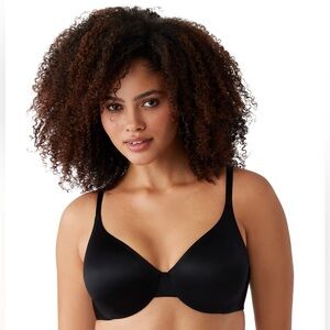 NWT Wacoal Inner Sheen Underwire Bra, Style #855397 Elegant Black, 36B